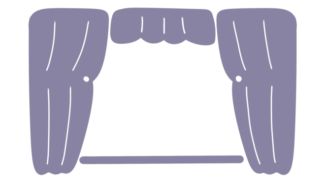Bühne Icon lila